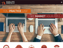 Tablet Screenshot of esquireinteractive.com